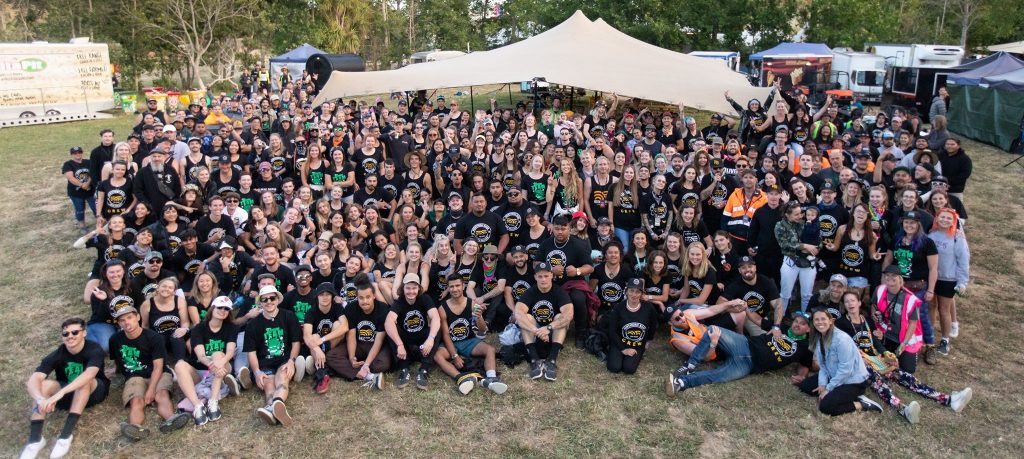 WTTJ crew and volunteers group photo